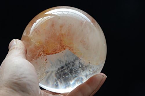 Keksin kristal stvarni tibet himalajski visoka visina bistra fantomski kristalni kvarc kugla sfera orb 3,38 inčni duhovno reiki liječenje