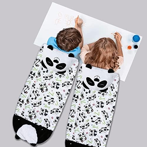 Dječje vreće za spavanje, uspavana vreća i jastuk Panda za djecu, super mekane plišane vreće za spavanje s jastukom, sva godišnja doba,