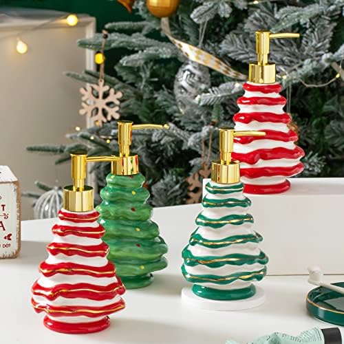 Wunm Studio CE Keramičko sredstvo za čišćenje ruku/retro božićno drvce Ins tuš za tuširanje šampona losion za bocu vode za vodu Press