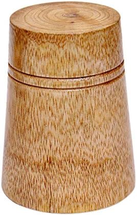 Slika prirodna drvena šalica, ručno izrađena šalica drveta nordijskog stila, drvena prijenosna šalica vanjske šalice šalice kave za