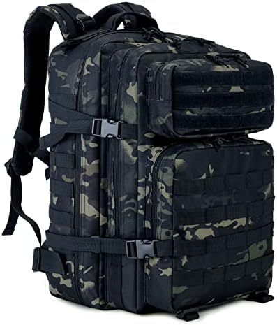 Tianyaoutdoor 45L Taktički napadač s Molle vodootpornim bug -om pakovanje ruksak za planinarenje putovanja