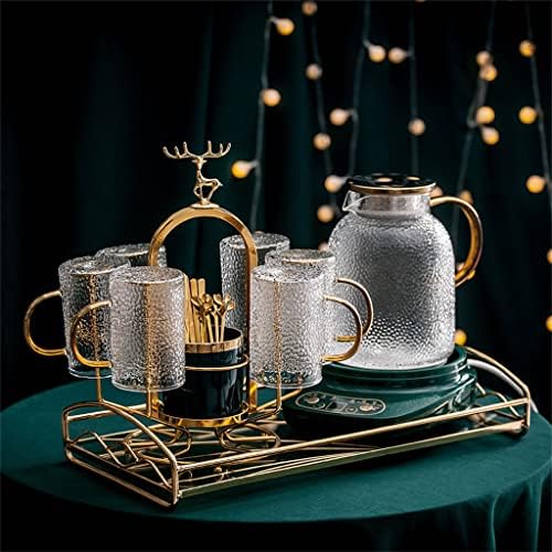 Čajnici nordijski čajnik za cvijeće set staklene vode za domaćinstvo set popodneva čaj od voća čaj set baze grijanje čaj