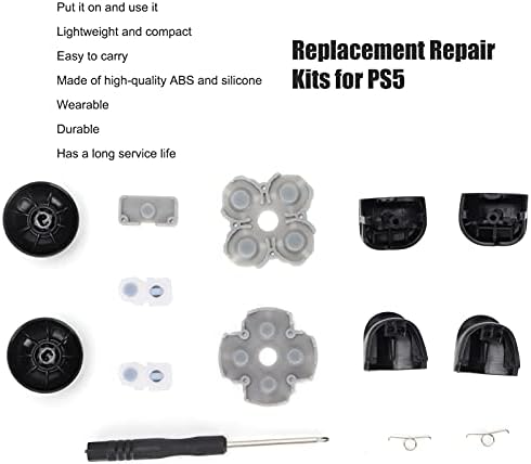 Salalis kompleti za popravak zamjene, kontroler mod kit izdržljiv za PS5