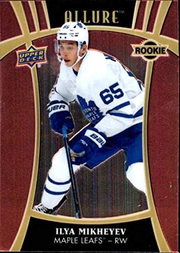 2019-20 Gornja paluba Allure Pink Diamond 127 Ilya Mikheyev Toronto Maple Leafs RC Rookie NHL Trgovačka kartica