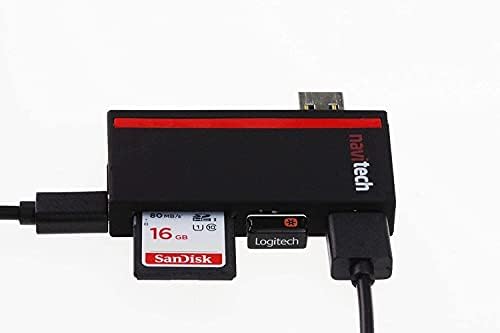 Laptop / tablet Navitech 2 u 1 USB 3.0 / 2.0 HUB-adapter / ulaz Micro USB čitač kartica SD / Micro SD kartice Kompatibilan s prijenosnim