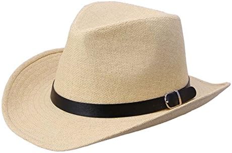 Ljetni slamnati šešir za muškarce, kaubojski šešir, bejzbolske kape za bebe od 12 do 18 mjeseci
