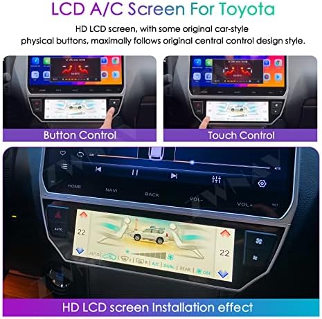 ZWNAV 12,3-inčni auto sustavom Android 11 za Toyota Land Cruiser Prado 2018-2023, 64 GB ROM-a, glavna jedinica auto GPS navigacija,