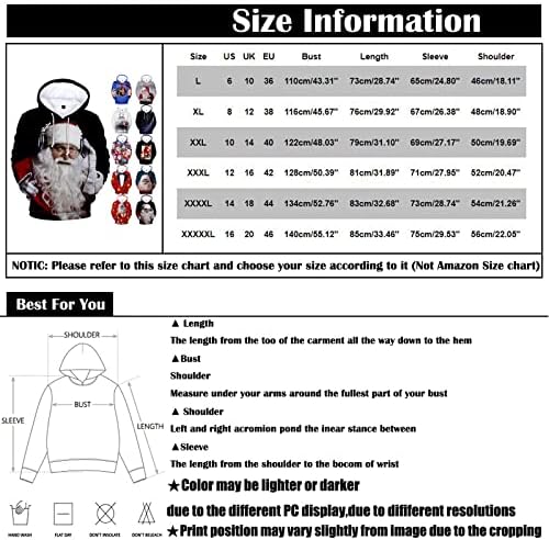 JJHAEVDY Twimheirt za žene s tiskanim džemperom Labavi dugi rukav predimenzionirani jesenski pulover kapuljača casual bluza modni vrh