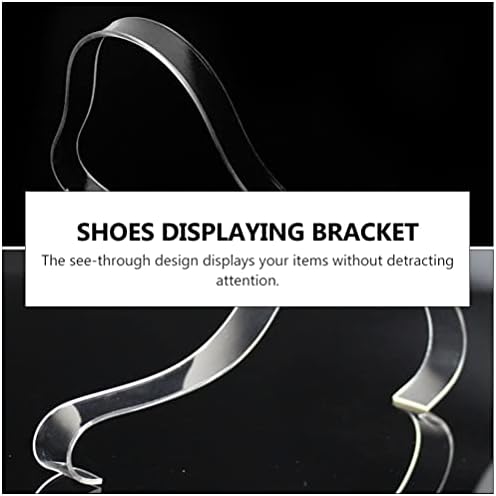 Generički 5 parova 3 mm čista sandala za prikaz cipela za cipele nosači oblika oblika za umetke za prodavaonicu prodavaonice cipela
