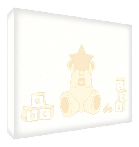 Art-blok>&; -&; ukrasni poklon za uspomenu na bebu, dizajn šarmantnog medvjeda > - 10,5 do 15 do 2 cm krem