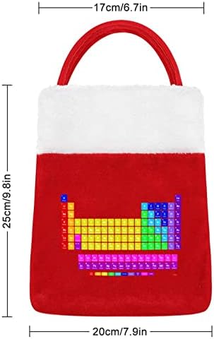 Periodični tablica elemenata Torbe Nova godina svečana vreća Xmas vreća za ukrašavanje prazničnih zabava