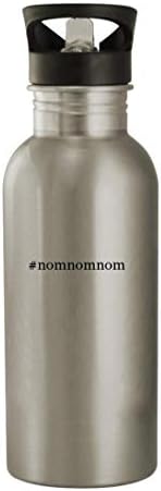 Knick Knack pokloni Nomnomnom - 20oz hashtag od nehrđajućeg čelika Vanjska boca vode, srebro