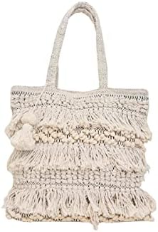 Overseas Handloom Womens Sylestaly Cotton Tote torba | Kupovina gumba magneta ili ručna torba na plaži