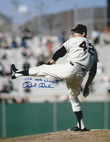Bob Bolin San Francisco Giants 1962 NL Champs Action potpisan 8x10 - Autografirane MLB fotografije
