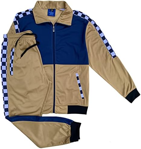 Muška tracksuit Phifter Boxed Stack Jacket & Track hlače Potpuno odijelo podudaranje set za jogging