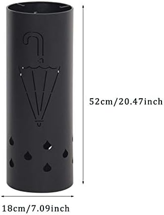 Držač za kante za kišobran metalni kišobran s kapljicom s kapljicom i 3 kuke Dizajn otvorenog kišobrana otporan na hrđu za ulaznu hodnik,