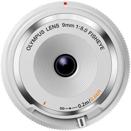Olympus 9 mm 1: 8.0 Fish Eye Body Objektiv, pogodan za sve MFT kamere - bijelo