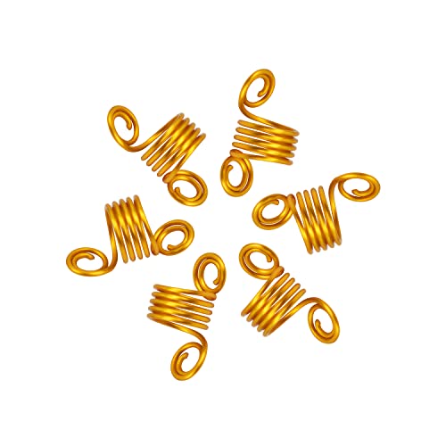 30 PCS Dreadlocks perle 5 krugova proljetne metalne manžetne Zakakne brave za kosu za pletenice za ženske isječke za kosu