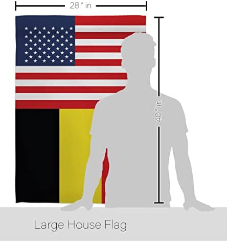 Svjetski kup Belgija u SAD -u prijateljstvo američka zastava natpis paket patio travnjak vrt patriotski ukrasi na otvorenom unutarnji