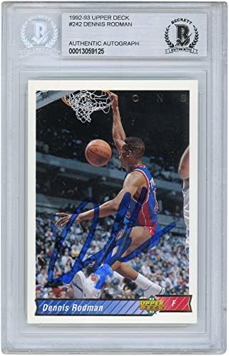 Dennis Rodman Detroit Pistons Autographid 1992-93 Trgovačka kartica gornje palube - Nepotpisane košarkaške kartice