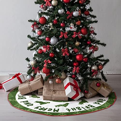 Sretan božićno suknja božićno drvce, božićna psa silueta xmas stablo prostirka, 30 x 30 pseća silueta stabla baza prostirka za sretan