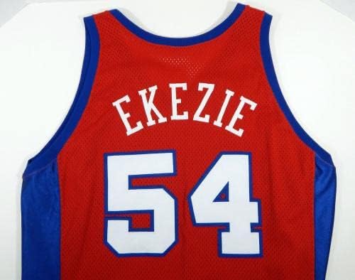 2001-02 Los Angeles Clippers Obinna Ekezie 54 Igra izdana Red Jersey 9/11 P 36 - NBA igra korištena
