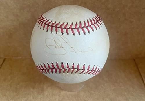 John Franco Reds/Mets potpisao je autogramirani vintage N.L. Bejzbol w/coA