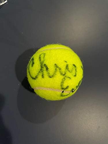 Chris Evert potpisao je Autografirana teniska lopta rijetka legenda coa c