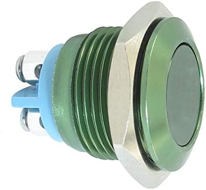 Aexit 16 mm utičnice i dodaci Montaža momentalni spst zeleni okrugli prekidač prekidača gumba