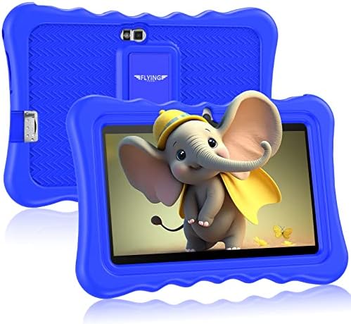 FlyingTech Kids Tablet, 7 -inčni Android tablet za djecu WiFi Dual Camera, Toddler Tablet s 2 GB RAM -a + 32 GB ROM memorija, 1024*600