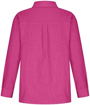 Preveliki vrhovi za žene modni jesenski poslovanje dugih rukava udobna gumba bluze solidna tanka rever