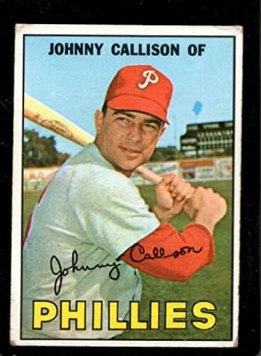 1967. Topps 85 Johnny Callison VG Phillies