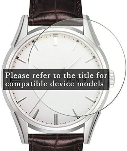 Synvy [3 pakiranje] Zaštitni zaštitnik, kompatibilan s TID satovima TID01-36GD/BK TPU Film Smartwatch Smart Watch Protectors [Ne ublaženo