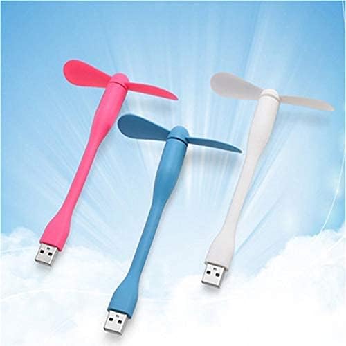 UXZDX prijenosni ručni ventilator USB ventilator Fleksibilni prijenosni Umjenjivi USB mali ventilator za sve napajanje USB izlaz USB