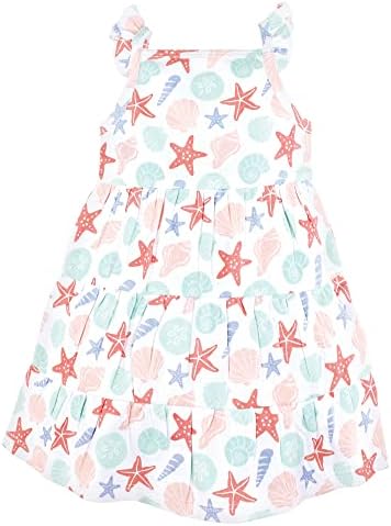 Hudson Baby Baby-Girls pamučne haljine, višebojne morske školjke, 18-24 mjeseca