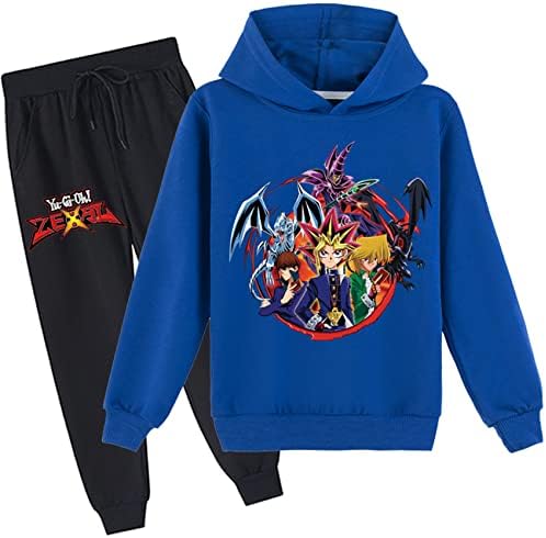Umocan Kid Anime Hoodie i jogging hlače set-yu-gi-oh grafički duksevi dukserice s dugim rukavima s dugim rukavima