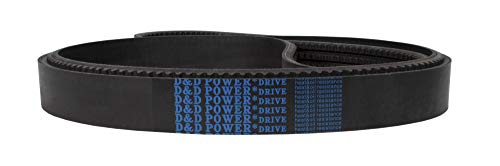 D&D PowerDrive 4-3VX335 zavojni kockirani V remen, 4 pojasa, guma