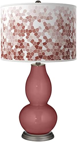 Boja + plus toale crveni mozaik dvostruka stolna svjetiljka