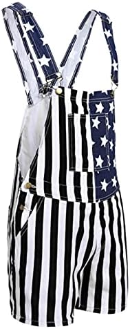 Odijelo za tijelo žene hlače dan ljeta Američka neovisnost Sportska bluza Zastava par jednodijelni kombinezon Odjeća za