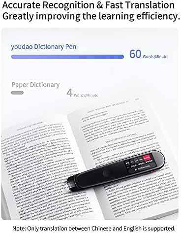 Debeli rječnik Olovka za skeniranje teksta čitanje prijevod Olovka za prevođenje jezika uređaj za prevođenje podržava povezivanje s