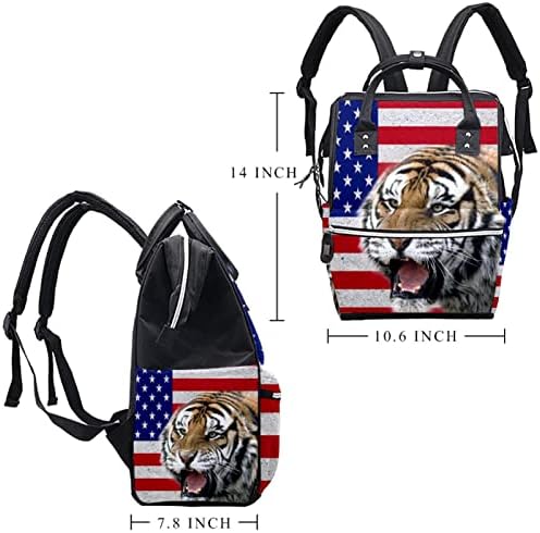 Guerotkr putuju ruksak, vrećice pelena, vrećica s ruksakom, američka zastava tigar
