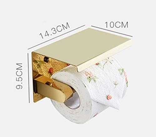 FXBZA držač valjaka od toaletnog papira, SUS304 Polirani kromirani kromirani držač od nehrđajućeg čelika, zidni pribor za kuhinjsku