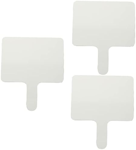 Jojofuny 3PCS Odgovor Board Kids White Board Bijele ploče za studente ručni ručni ručni ploča s bijelim pločama suci s tablicama White