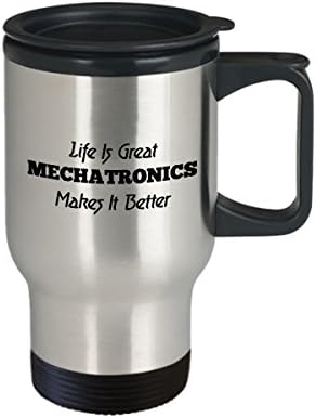 Mechatronics Putnička šalica za kavu Najbolja smiješna jedinstvena inženjera mehaničkog inženjera čaj Savršena ideja odlična mehatronika