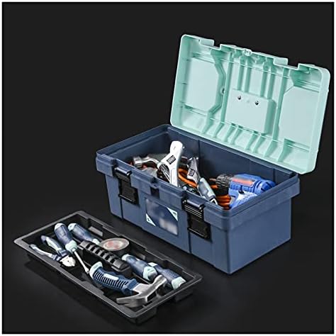 Kutije s alatima Plastična kutija s alatima s uklonjivim ladicama i prijenosnom ručicom čvrsto izdržljive za hardver zanatske skladištenje