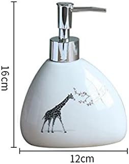 Leewong Giraffe pumpa otporna na koroziju, pumpa za losion za kuću, losion za losion za dizajn boca boca, bijela