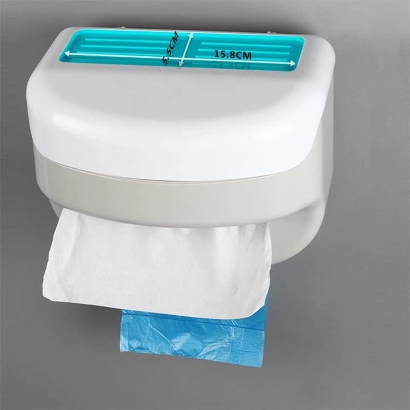 Walnuta Prikladan višenamjenski držač toaletnog papira Vodootporni nosač besplatnog nosača za papirnate ručnike pribor za kupaonicu