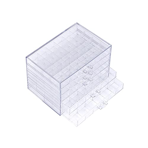 Prozirna plastična kutija za odlaganje stolnog nakita kutije za odlaganje višenamjenski spremnik za nakit koji se može slagati kutija