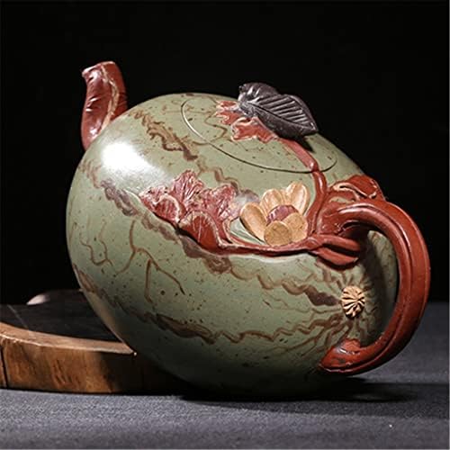 Yczdg kreativni čajnik u obliku lubenice ljubičasta glina lonac s insektom poklopac kineski čajnik čaj za čaj