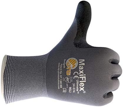 12 parova pakiranje maxiflex 34-874/s rukavice Nitril Micro -foam Grip Palm & Fingers - Izvrsna otpornost na prianjanje i abraziju